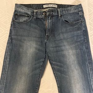 Express Men’s Rocco Slim Fit Boot Cut Jeans